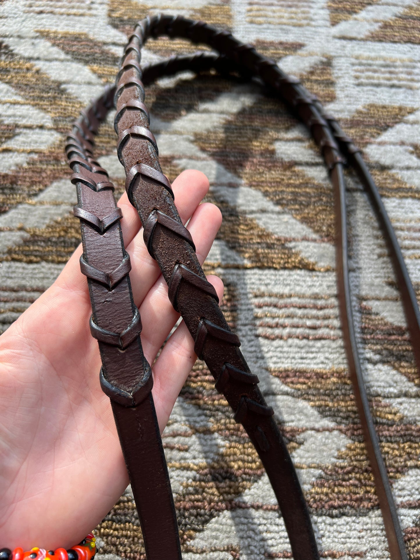 Brown Laced Reins