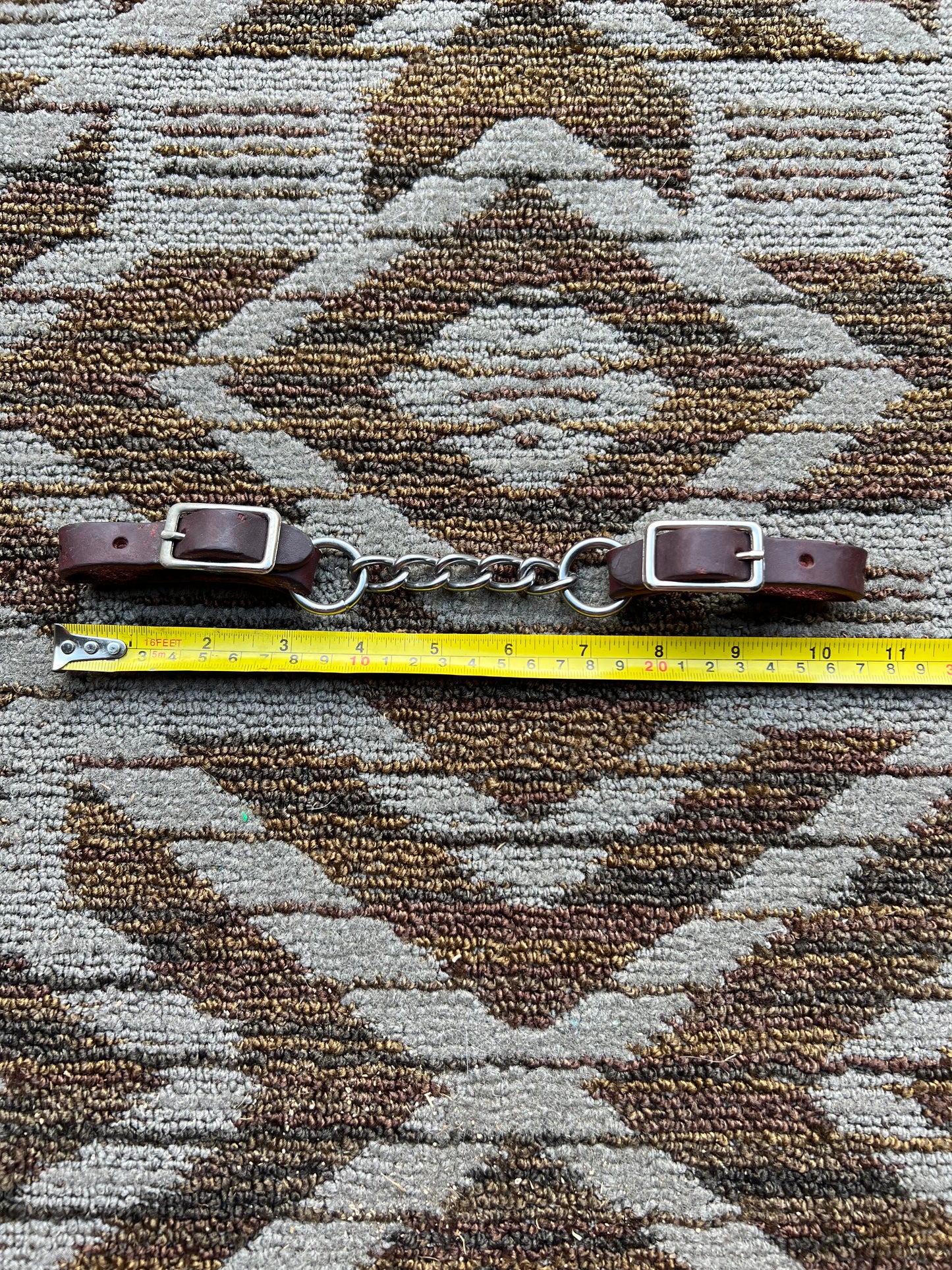 Leather Curb Chain