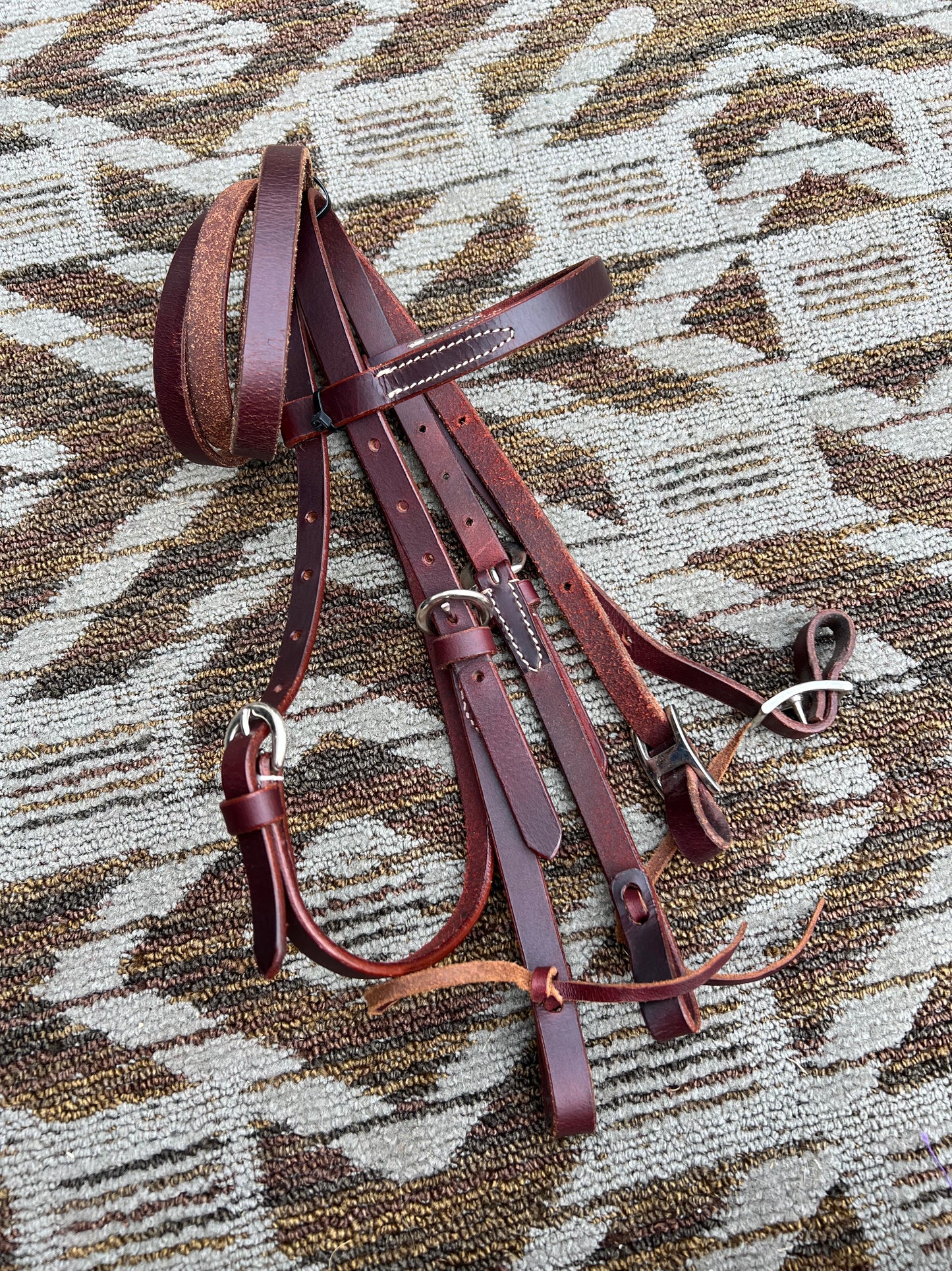 Leather Pony Bridle w/ Matching Reins