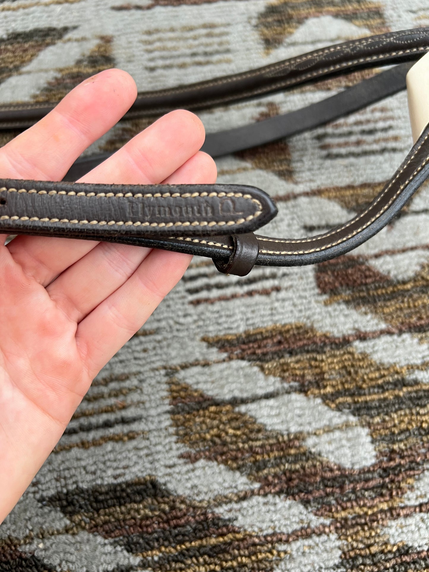 Plymouth Brown Pony Standing Martingale