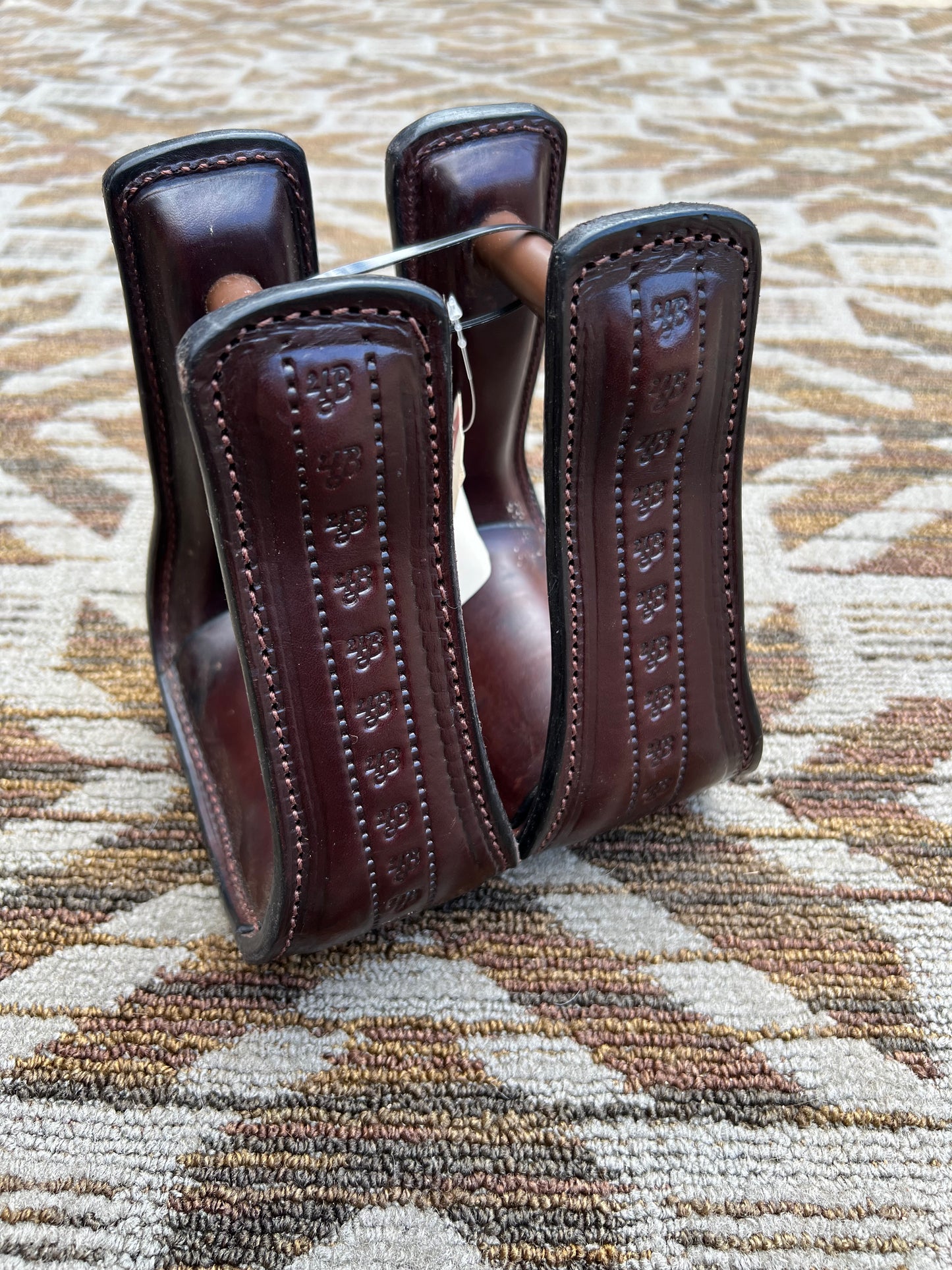 Imus 4 Beat Leather Stirrups