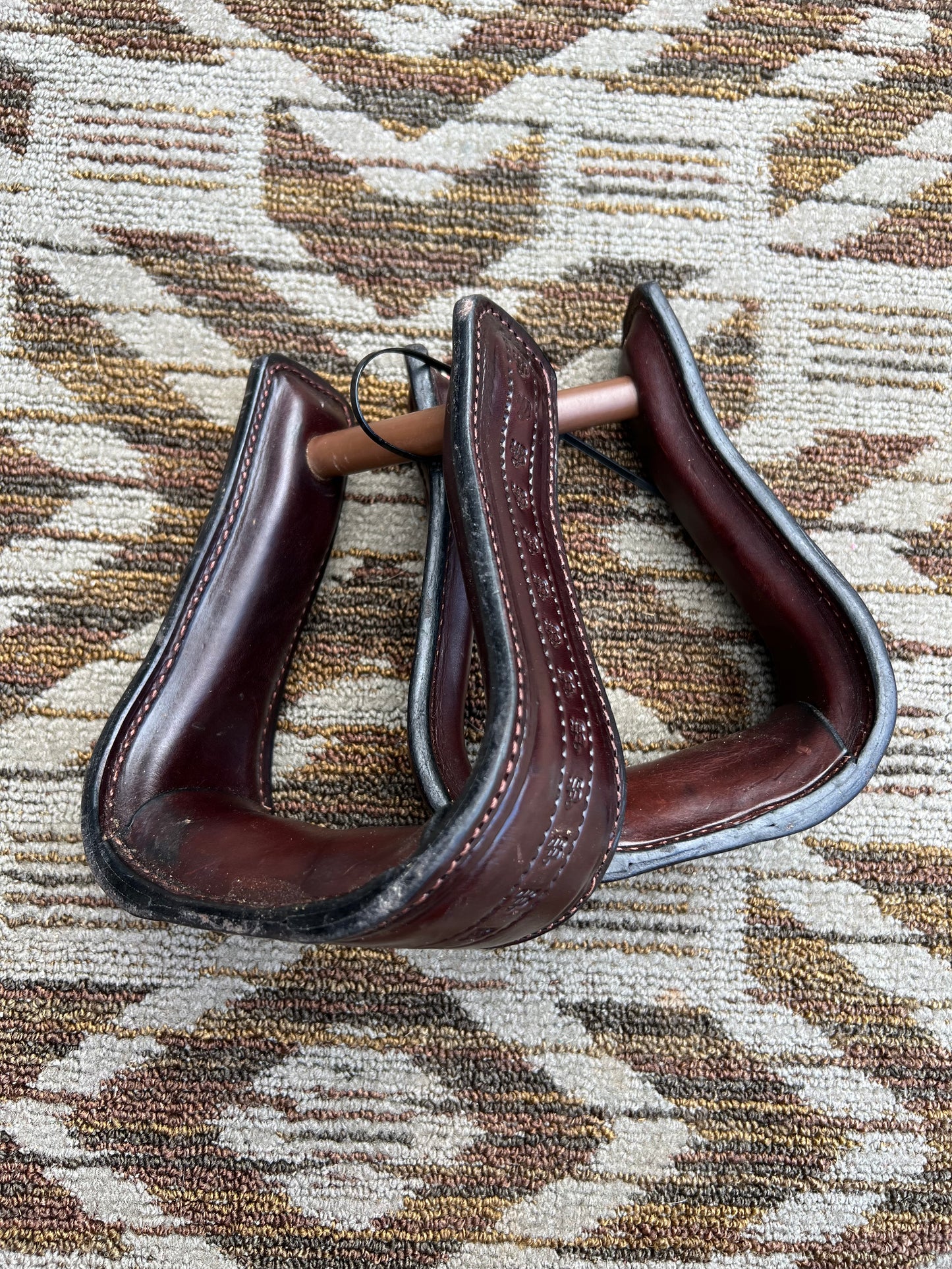 Imus 4 Beat Leather Stirrups