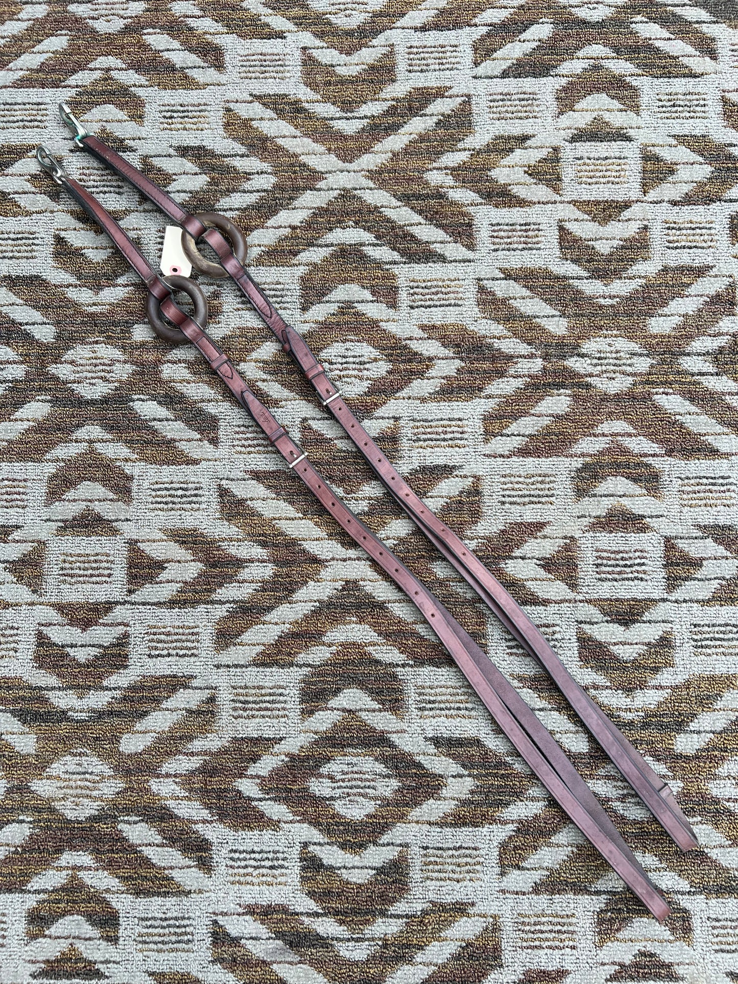 Tory Leather Side Reins w/ Donut