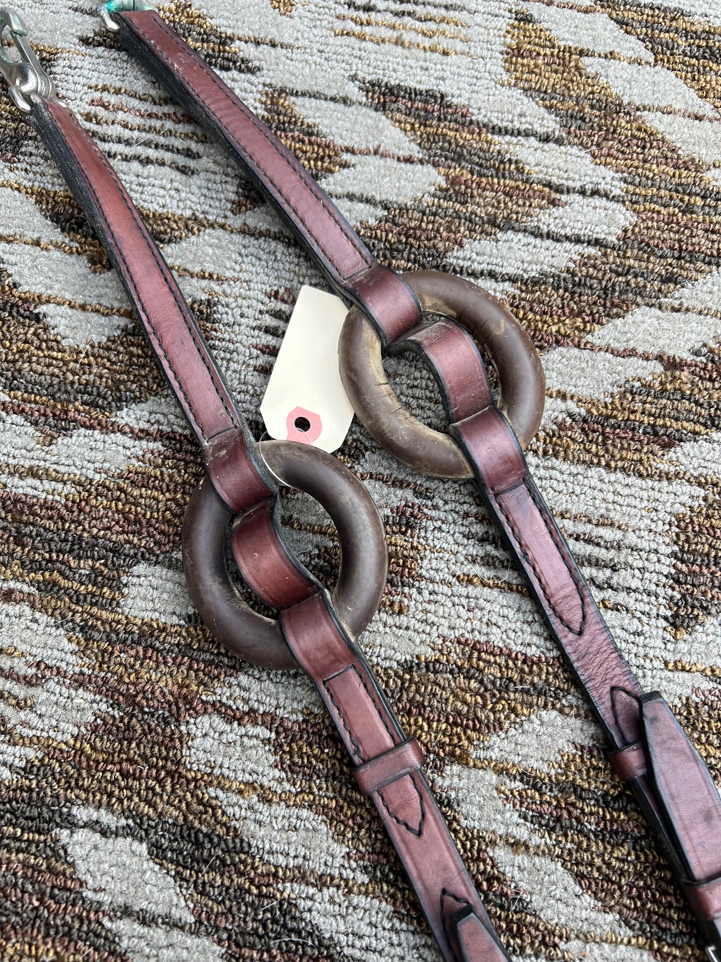 Tory Leather Side Reins w/ Donut