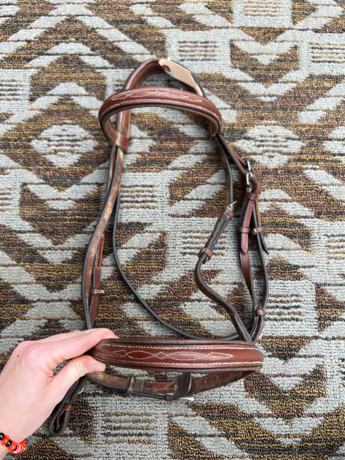 Padded Chestnut Bridle