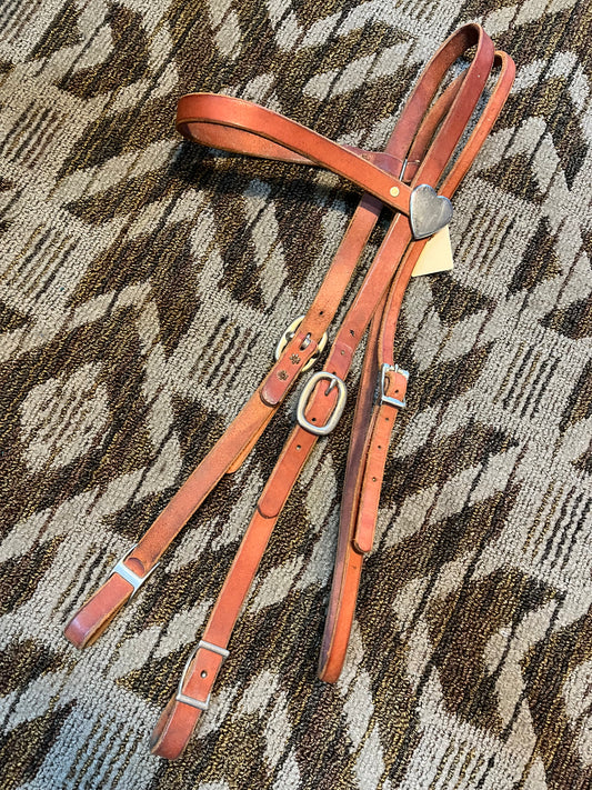Heart Concho Draft Headstall