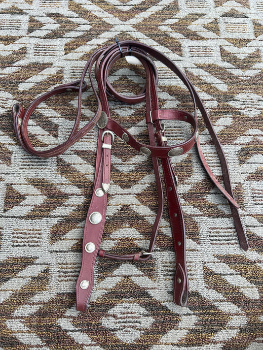 Leather Bridle w/ Matching Reins