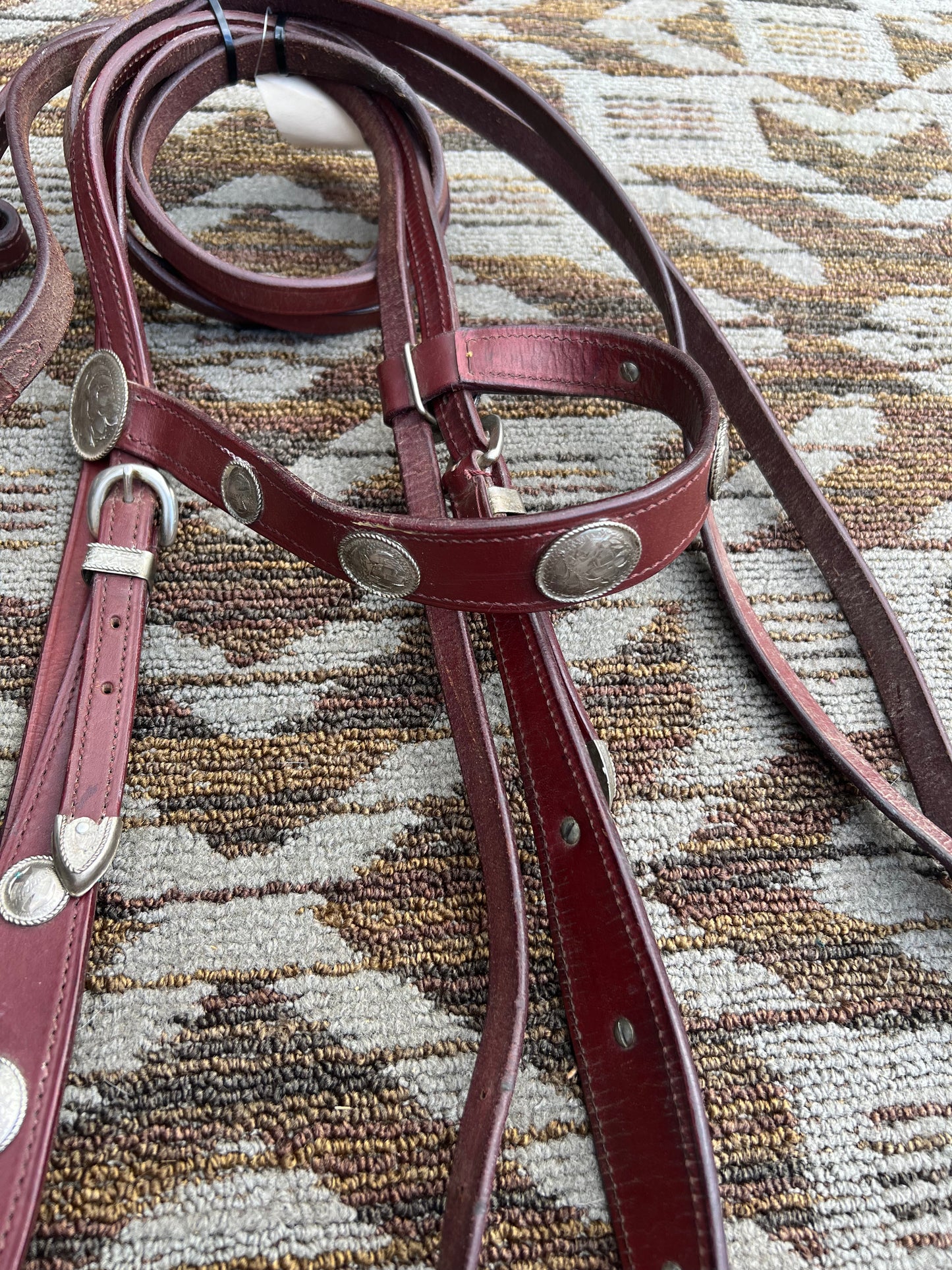 Leather Bridle w/ Matching Reins