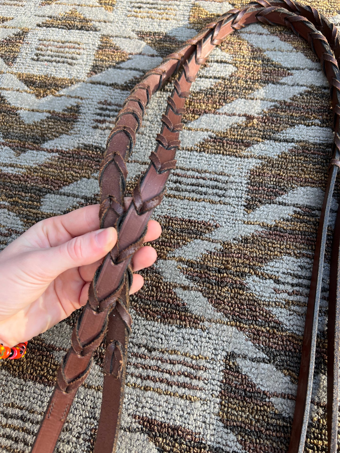 Brown Laced Reins