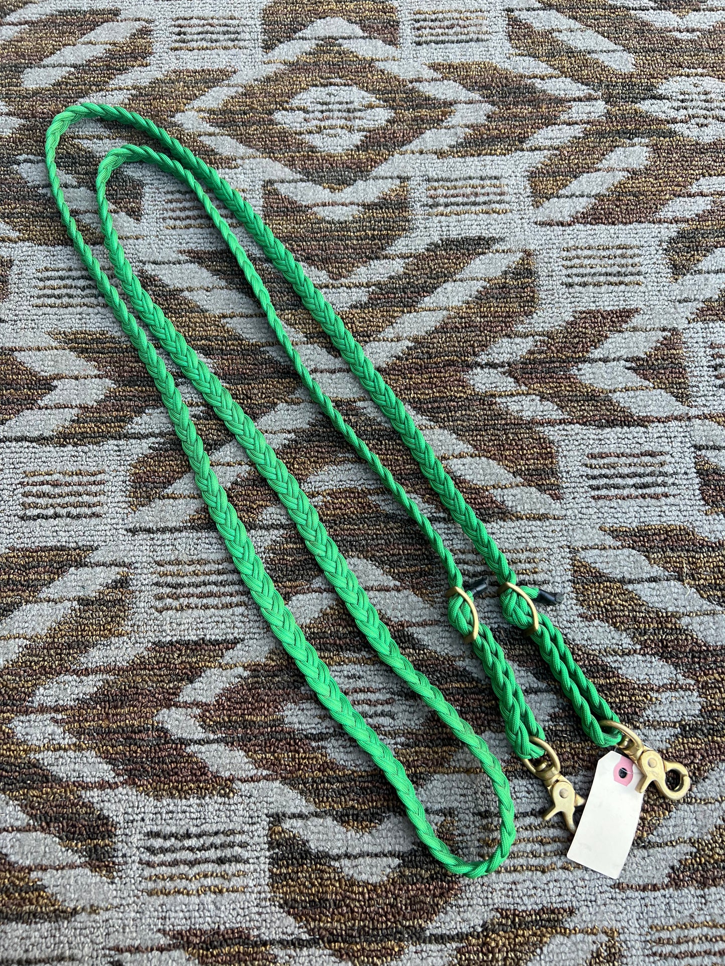 Green Paracord Loop Reins