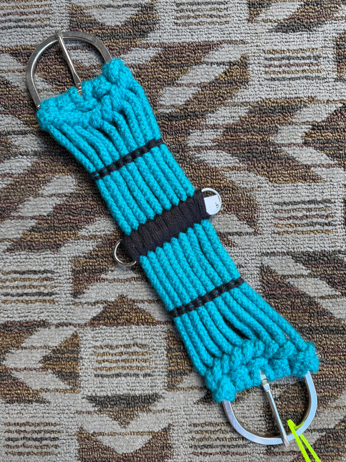 Turquoise Rope Cinch - 18”