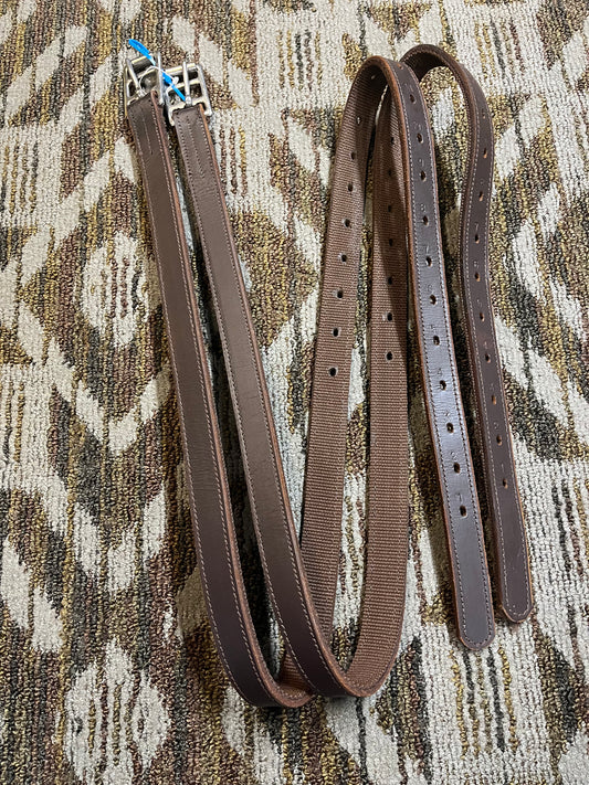 Brown Nylon Lined Leathers - 56”