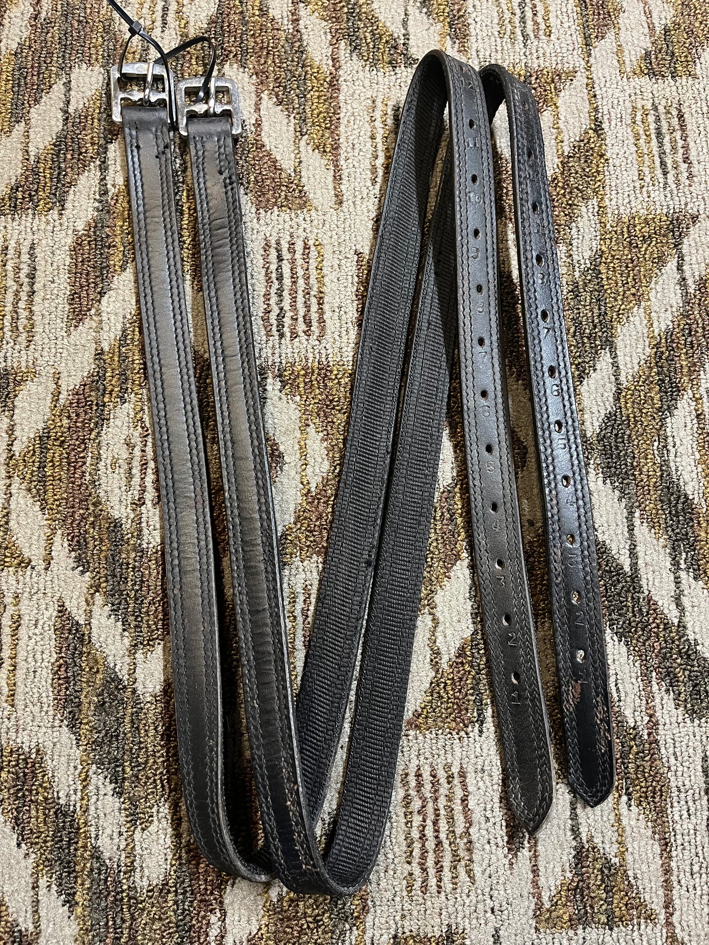 Black Nylon Lined Leathers - 54”