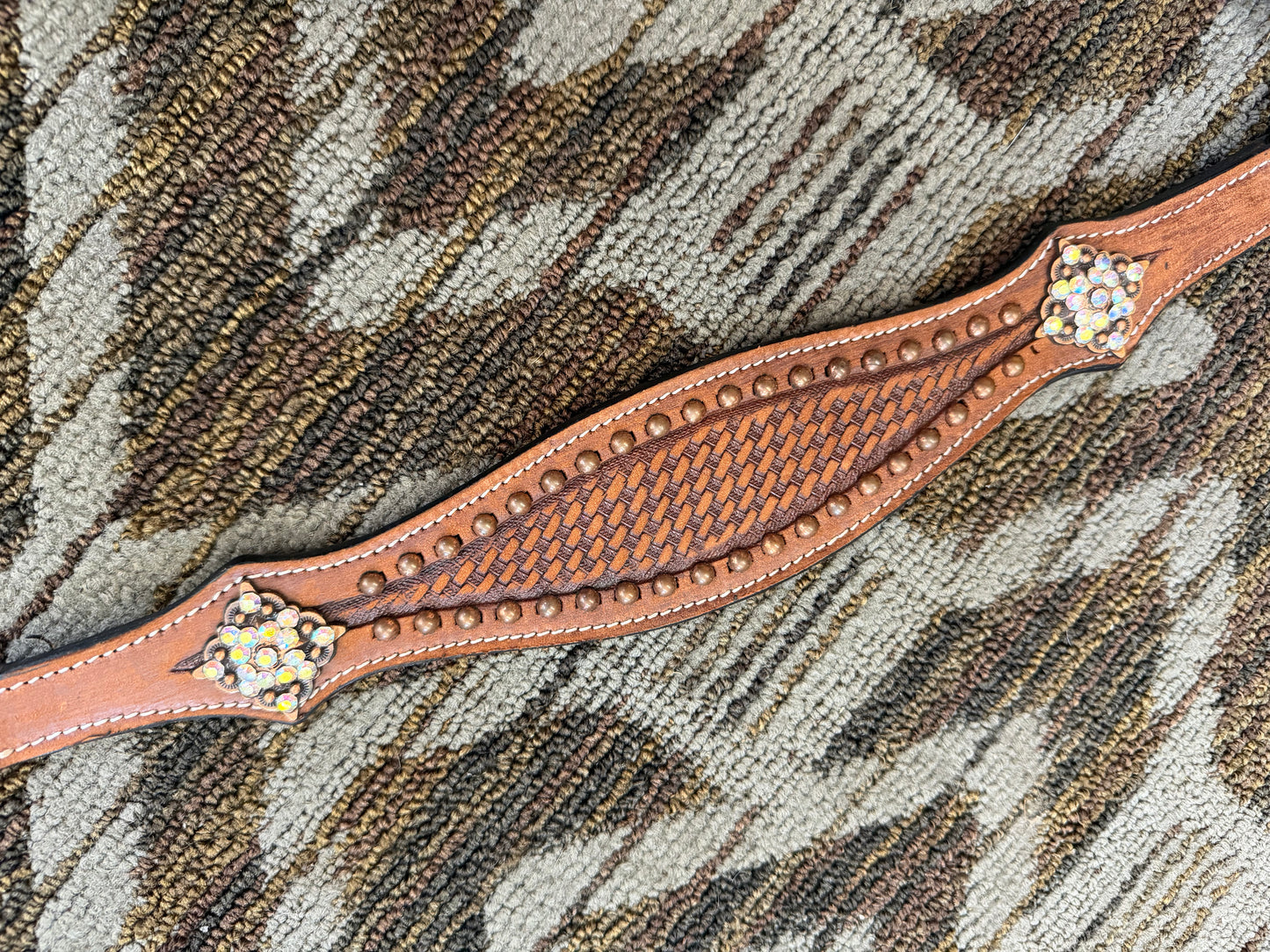 Basketweave Bling Breastcollar