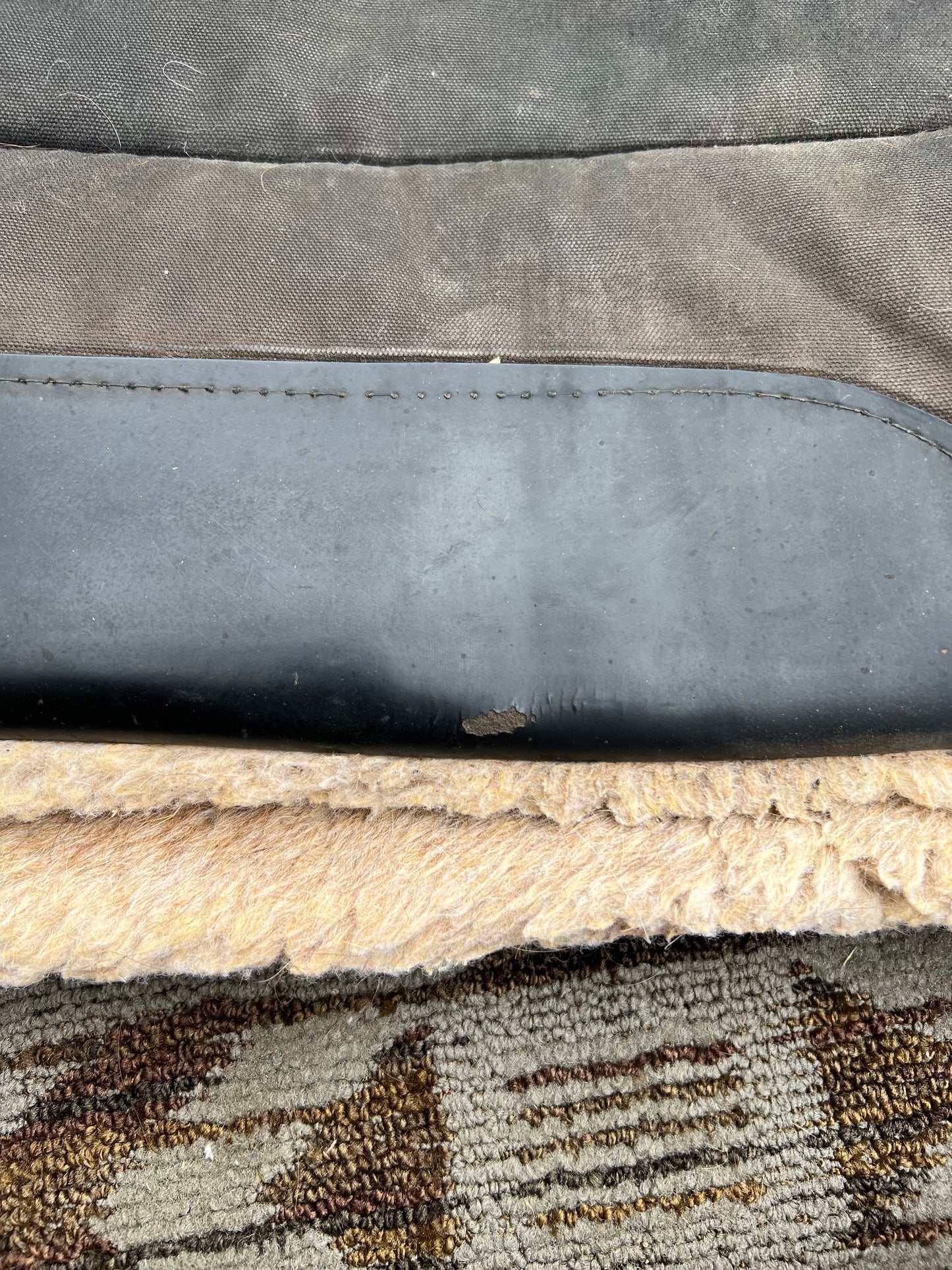 Oversized Western Fleece Pad