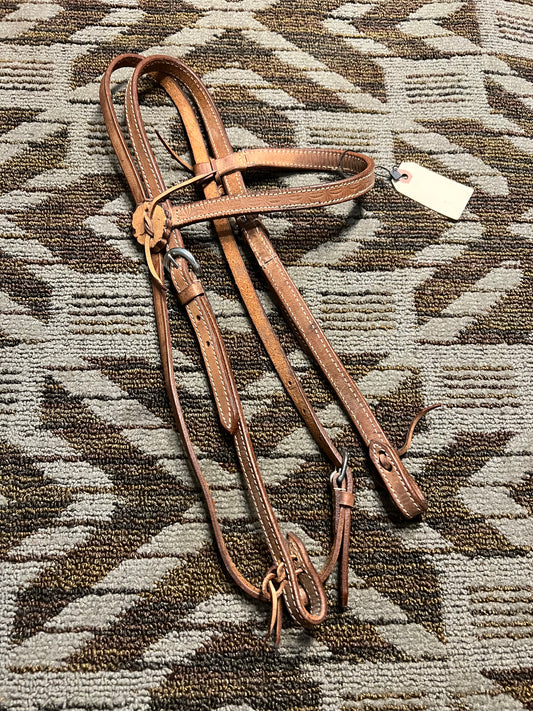 Tooled Light Oil Headstall