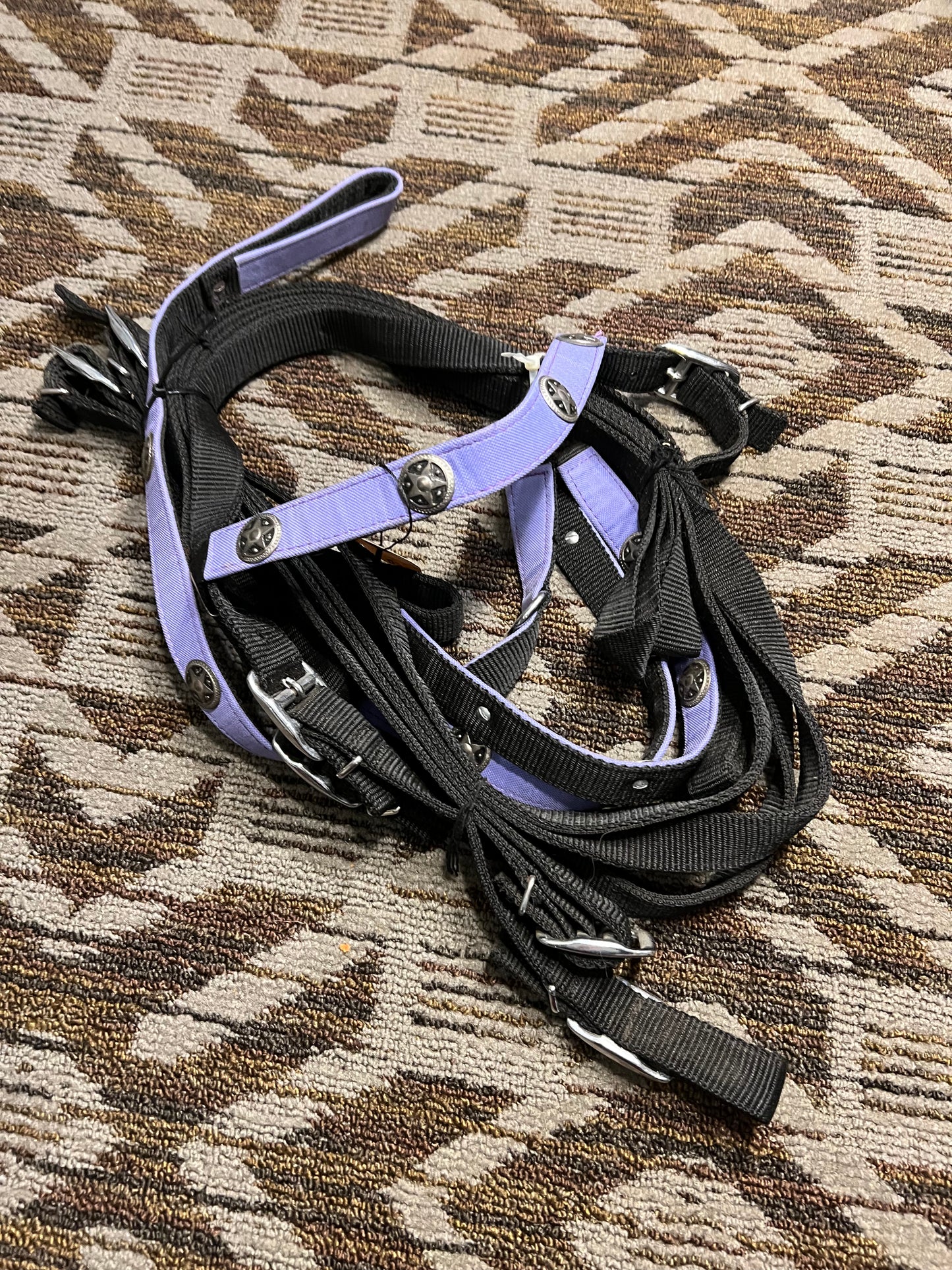 Lavender Nylon Tack Set