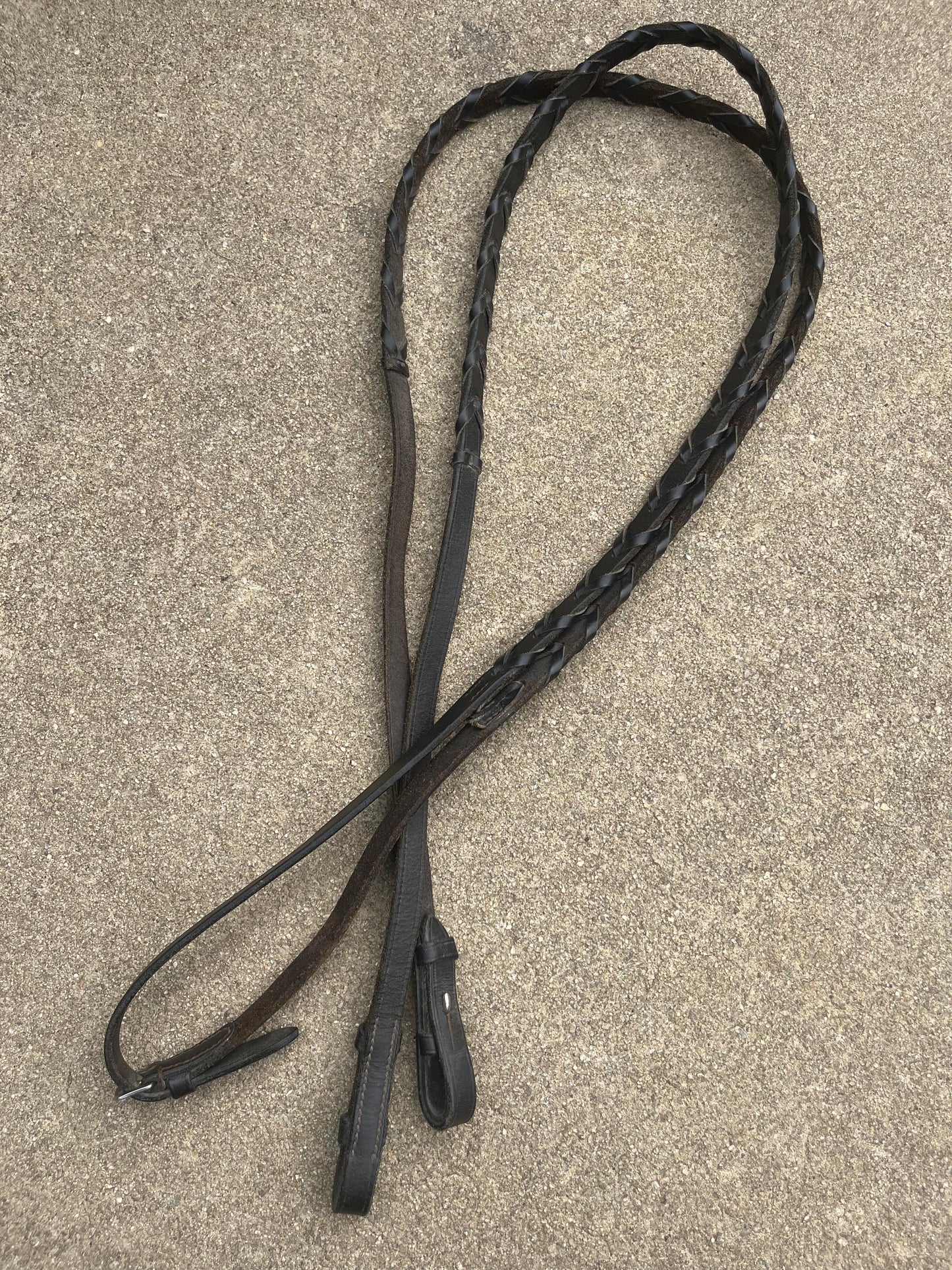 Dark Brown Laced Reins