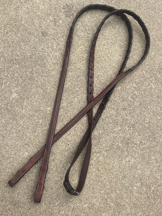 Fancy Stitched Laced Reins