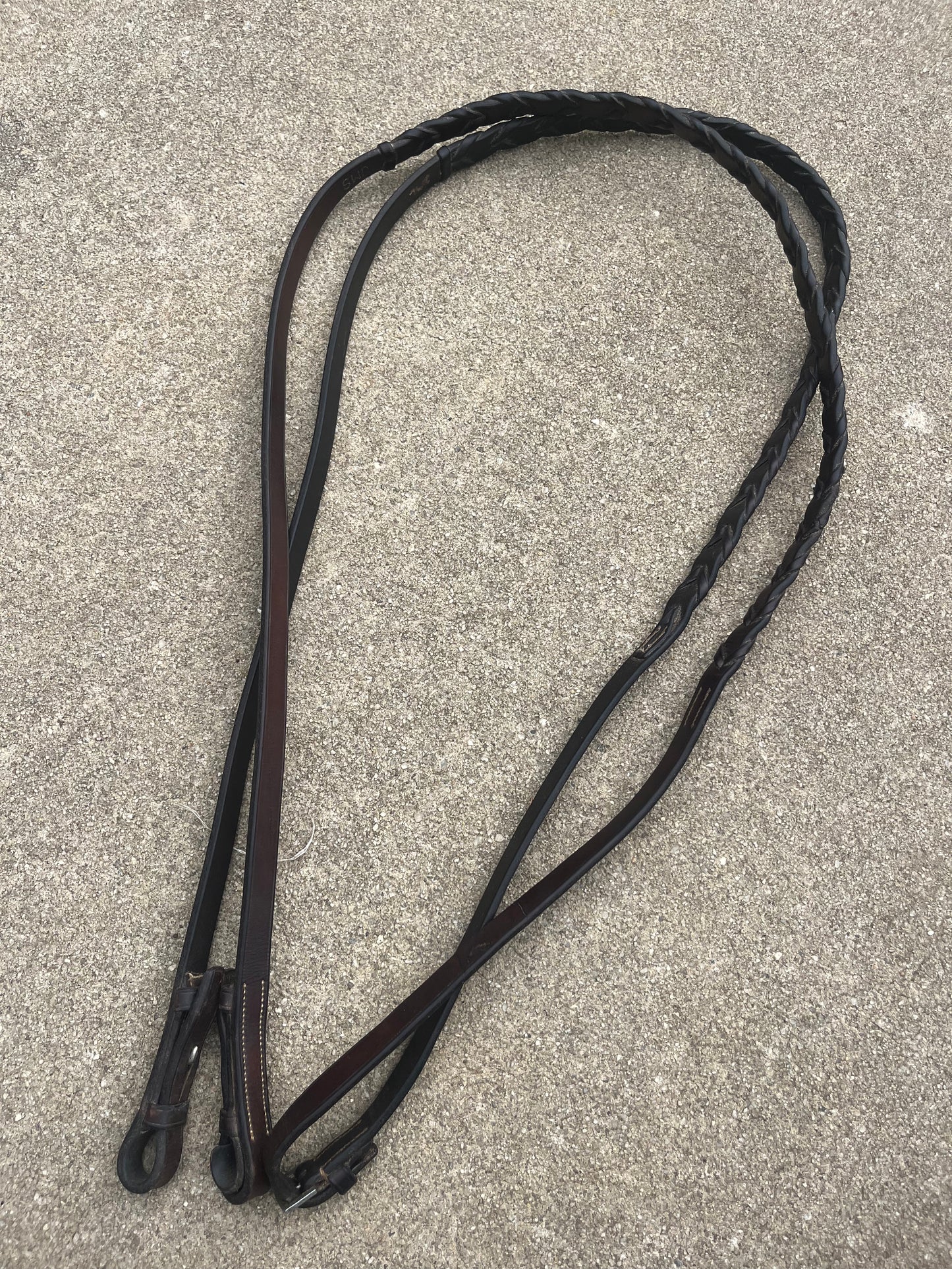 JMS Brown Laced Reins