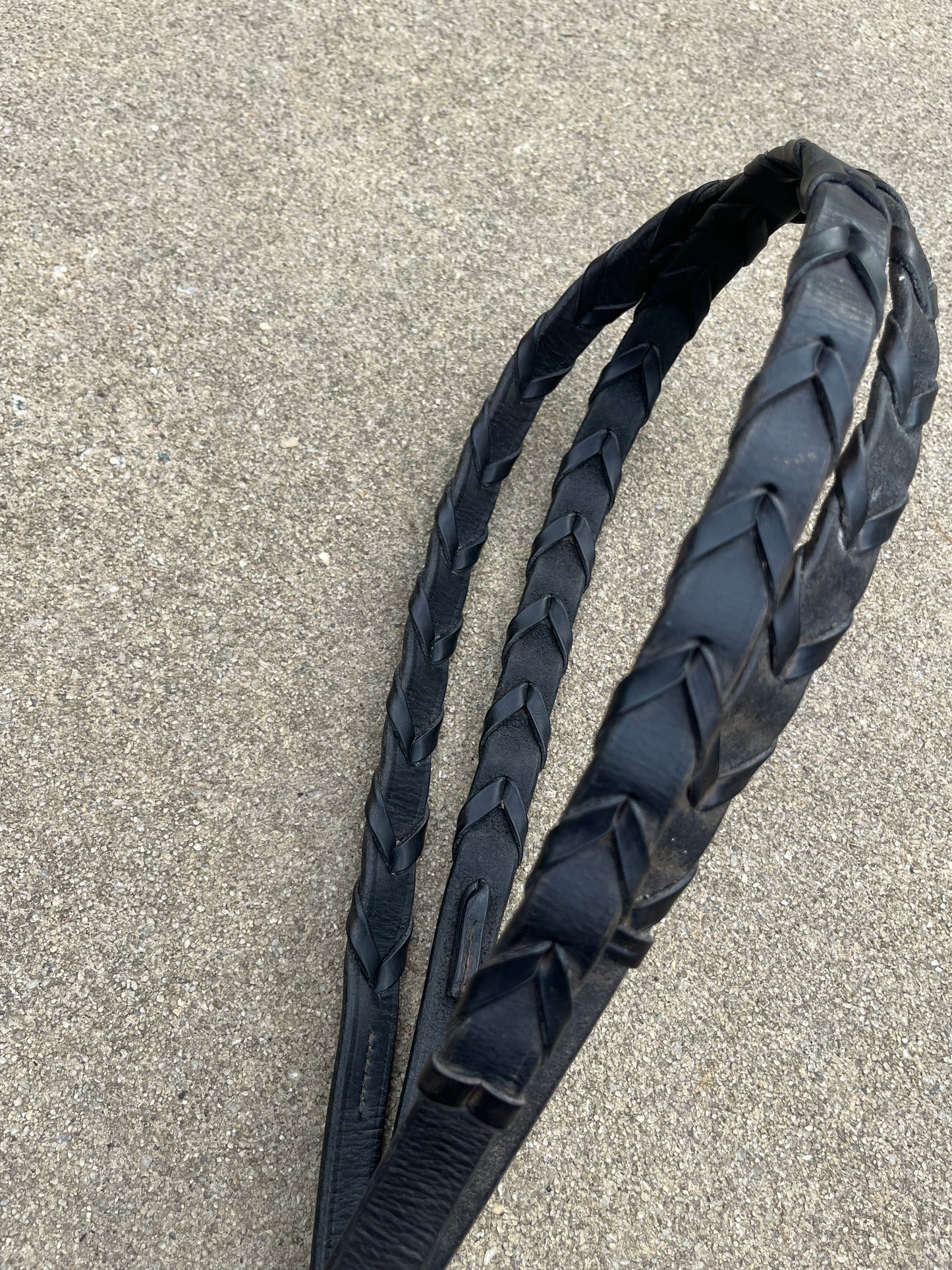 Black Laced Reins