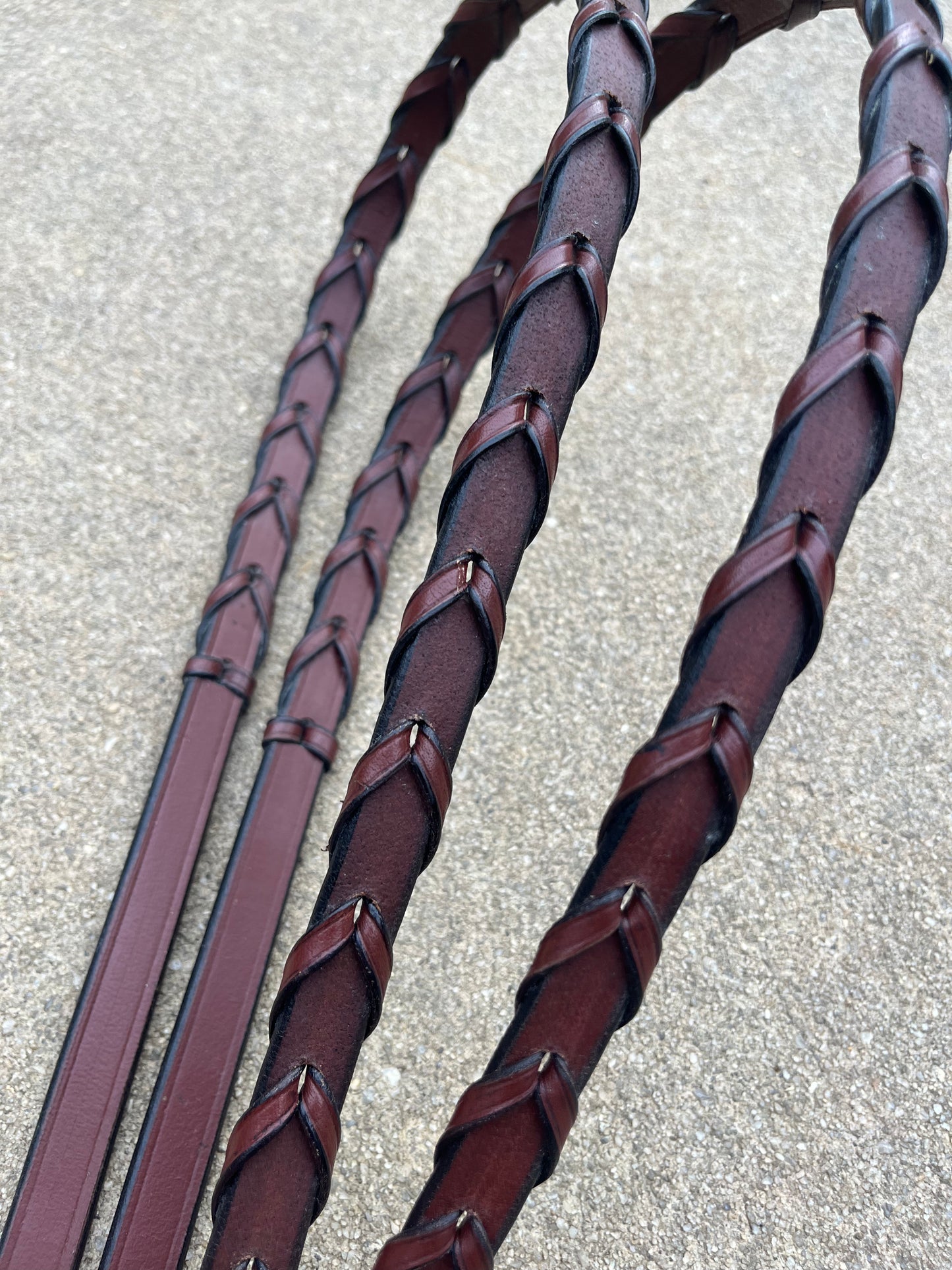 Leather Laced Reins