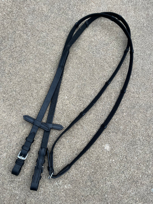 Black Webbed Reins