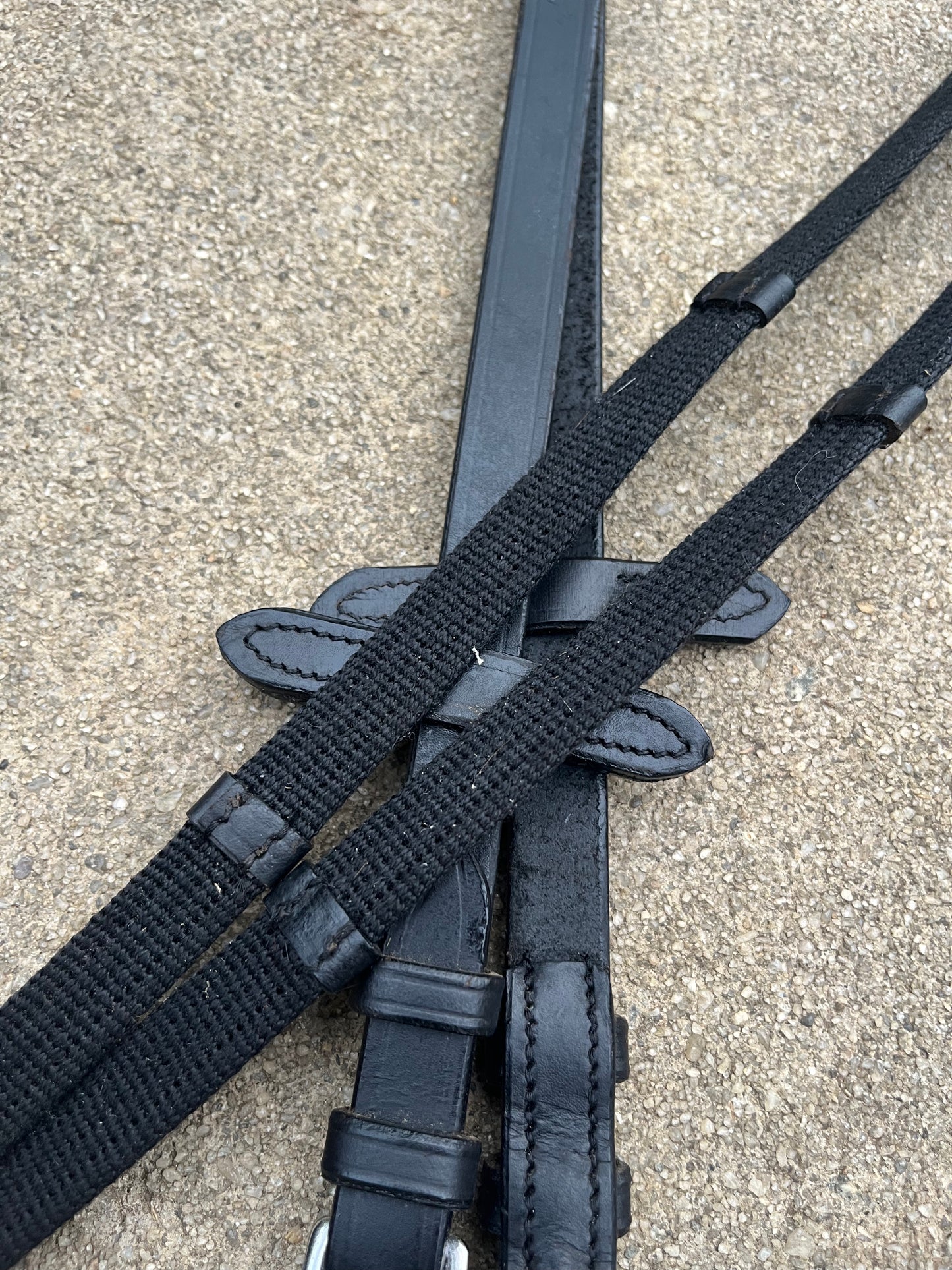 Black Webbed Reins