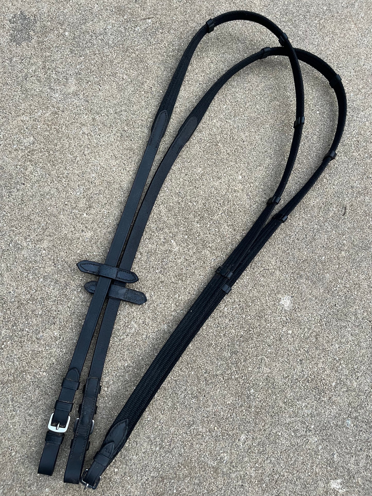 Black Webbed Reins