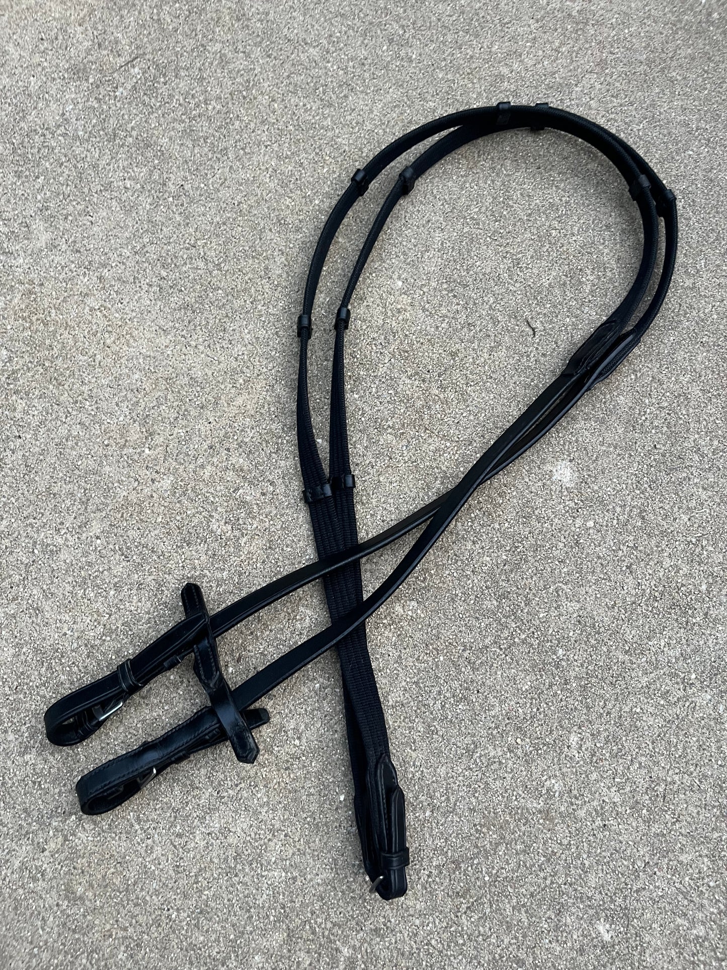 Black Webbed Reins