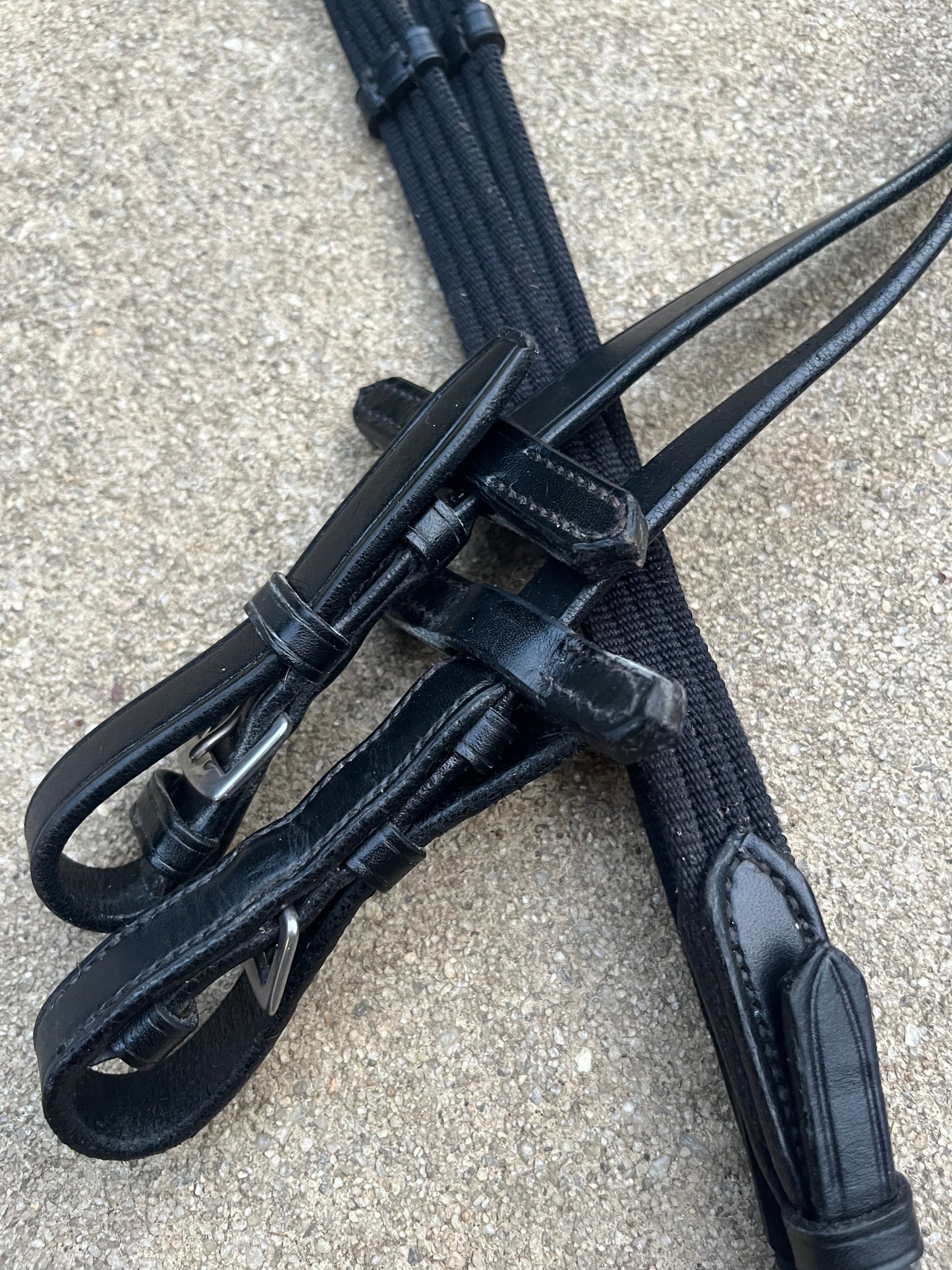 Black Webbed Reins