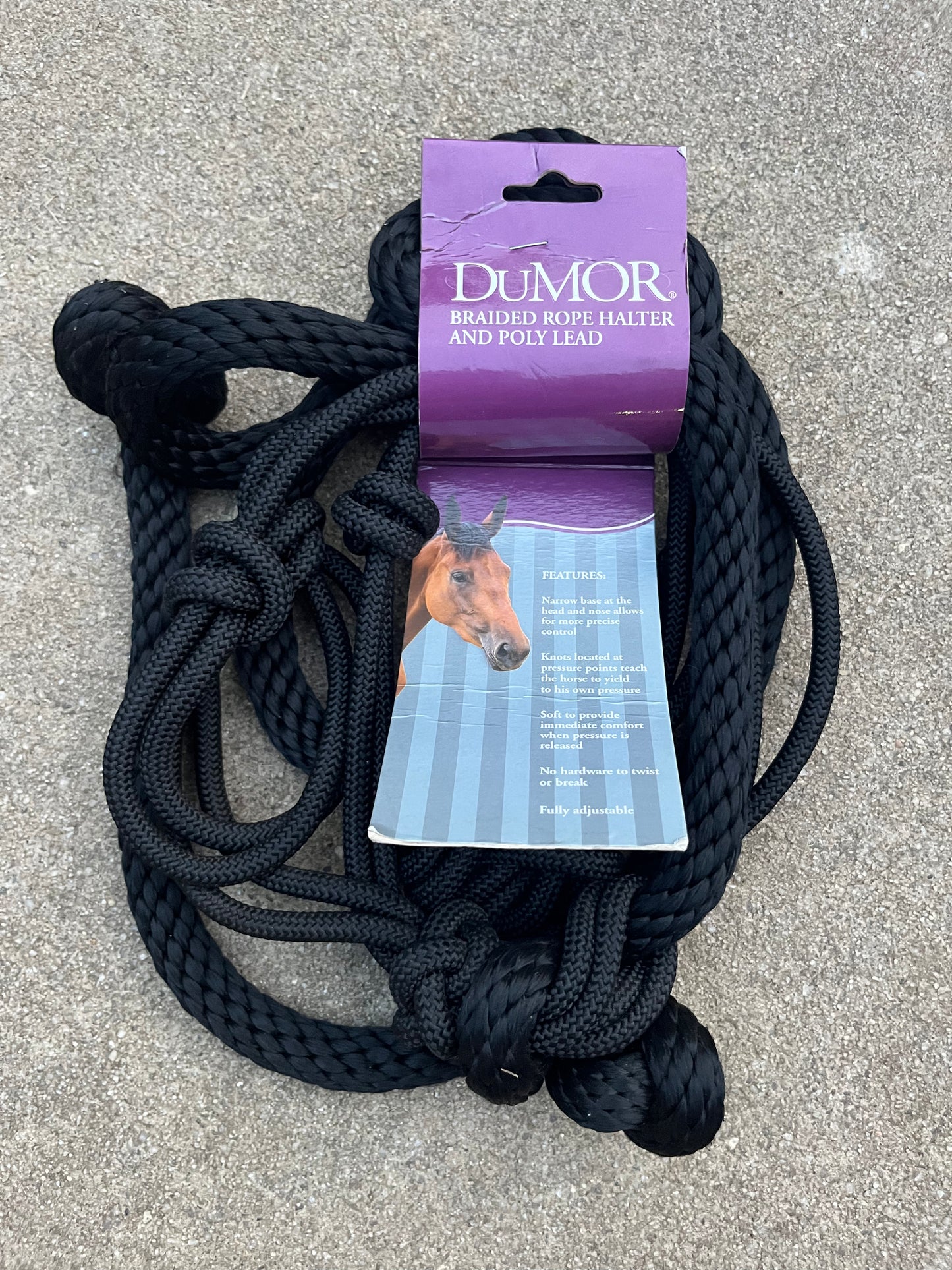 Dumor Rope Halter w/ Lead