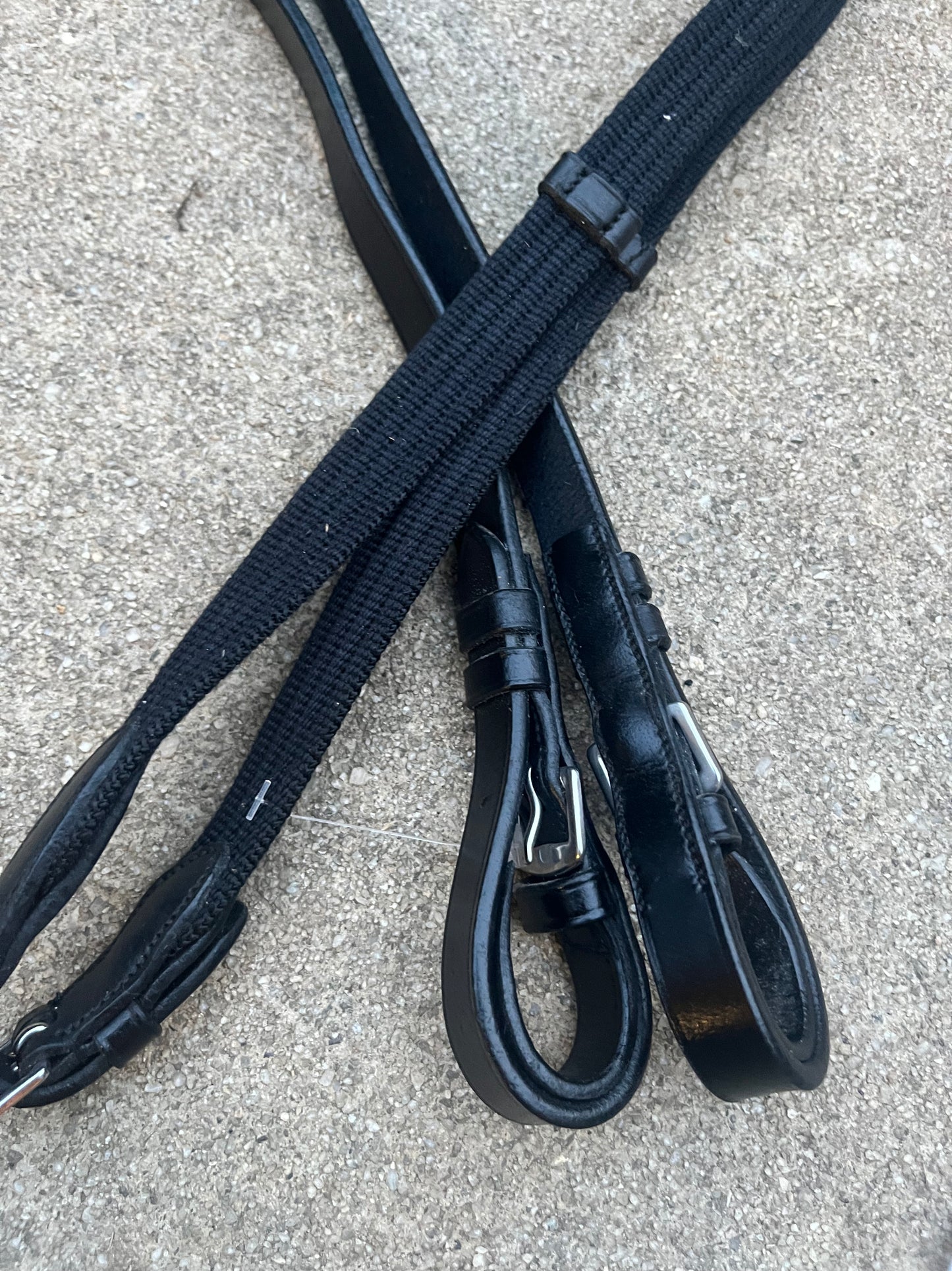 Black Webbed Reins