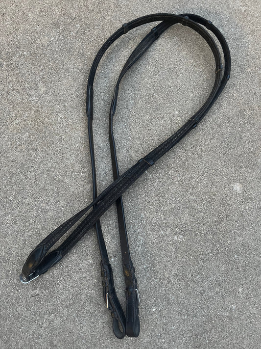 Black Webbed Reins