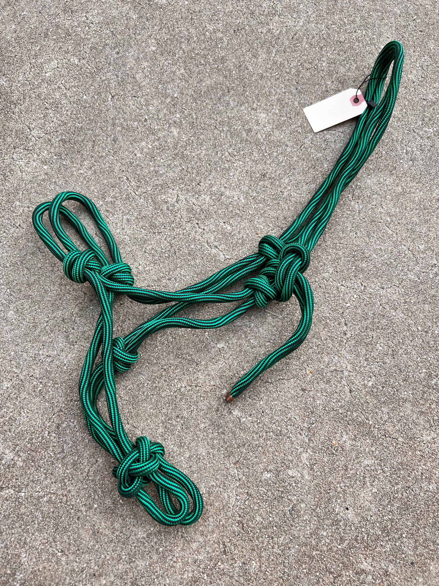 Green Rope Halter - Standard