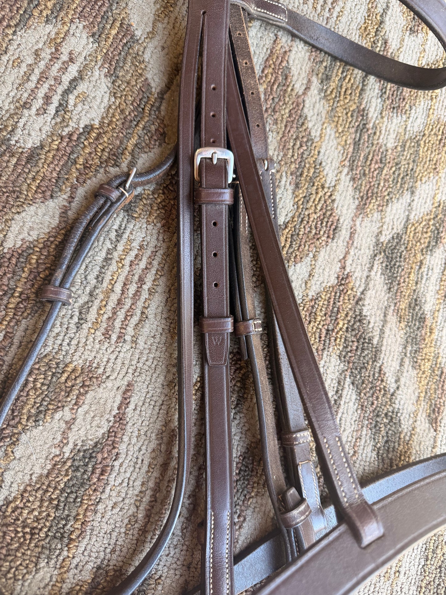 SilverLeaf Flat Bridle