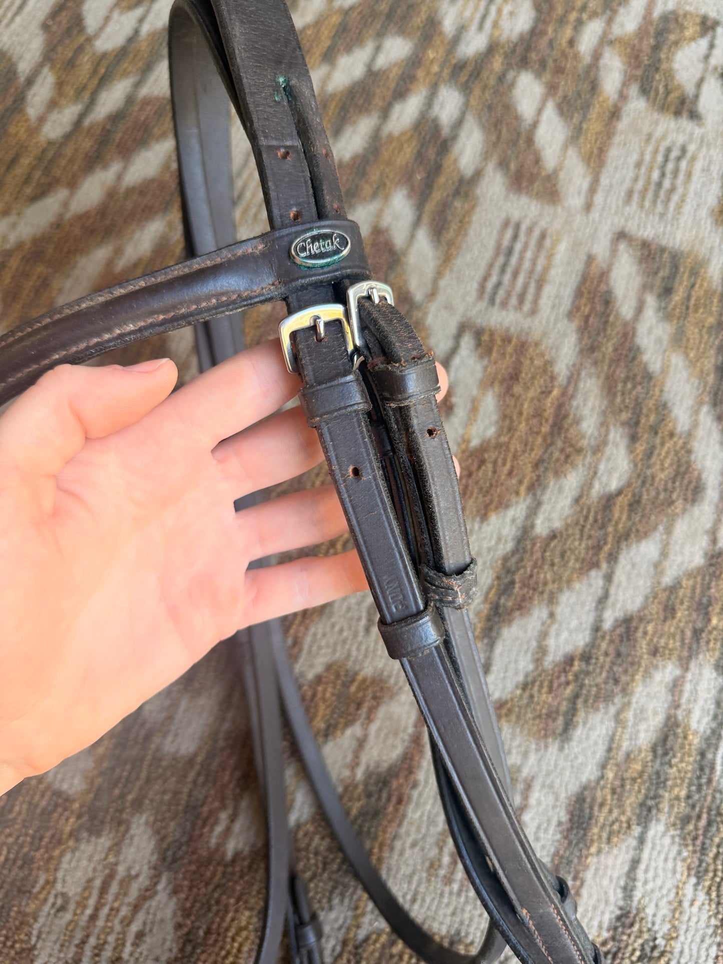 Chetak Brown Pony Bridle