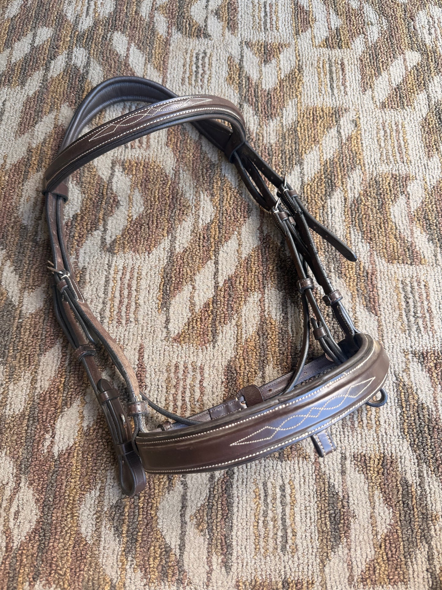 Artemis Fancy Stitched Bridle w/ Padded Crown