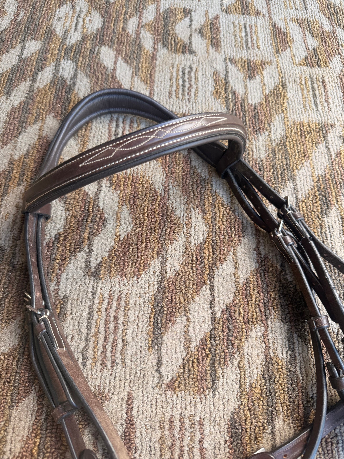 Artemis Fancy Stitched Bridle w/ Padded Crown