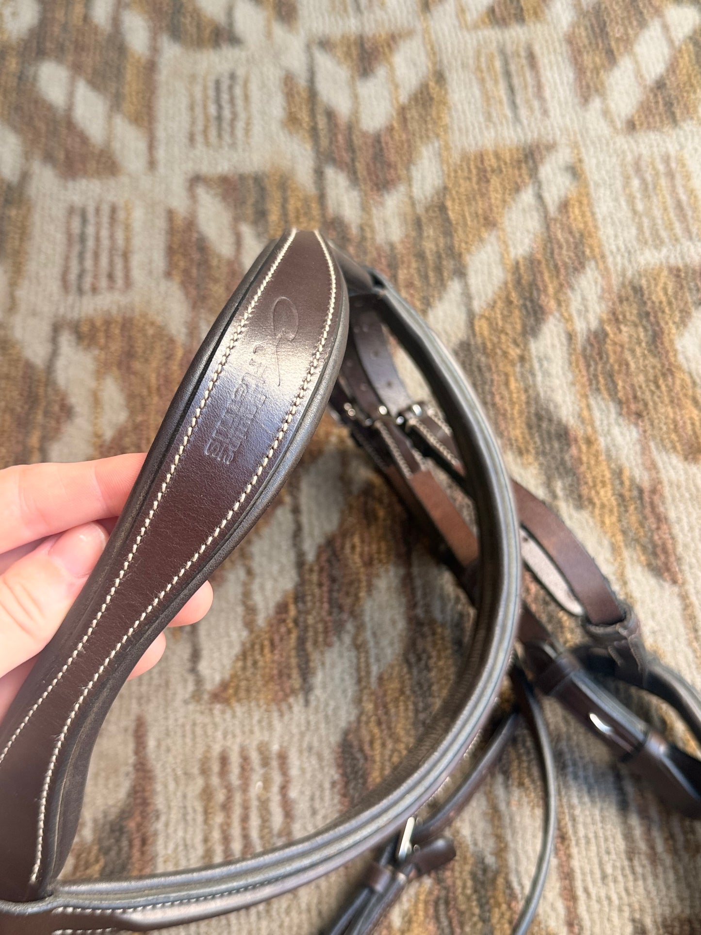 Artemis Fancy Stitched Bridle w/ Padded Crown