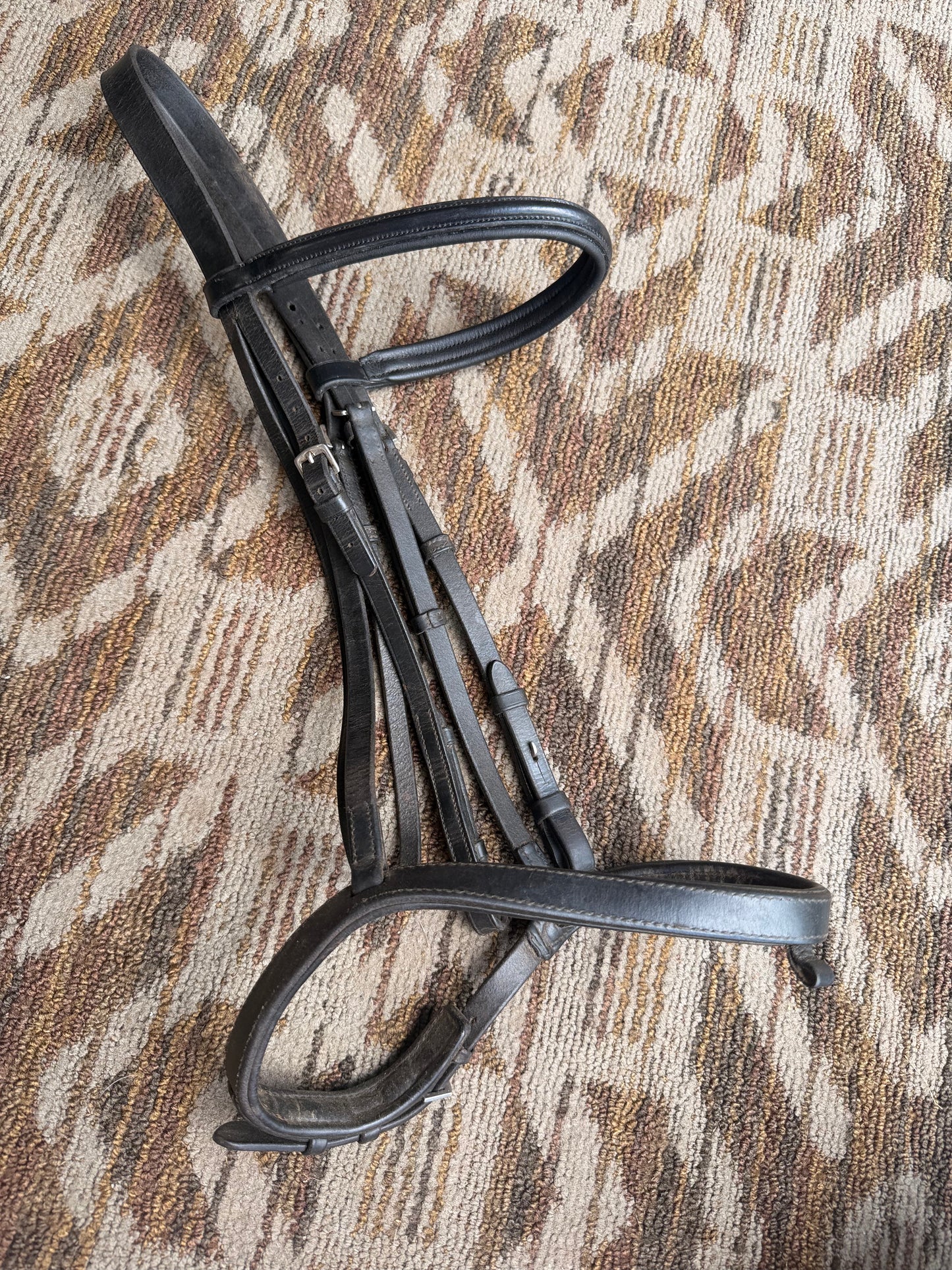 Soft Black Padded Bridle