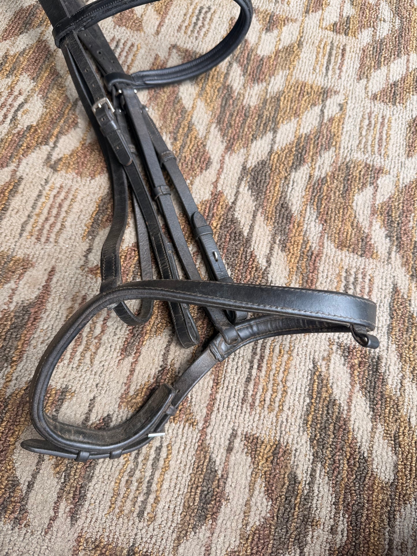 Soft Black Padded Bridle