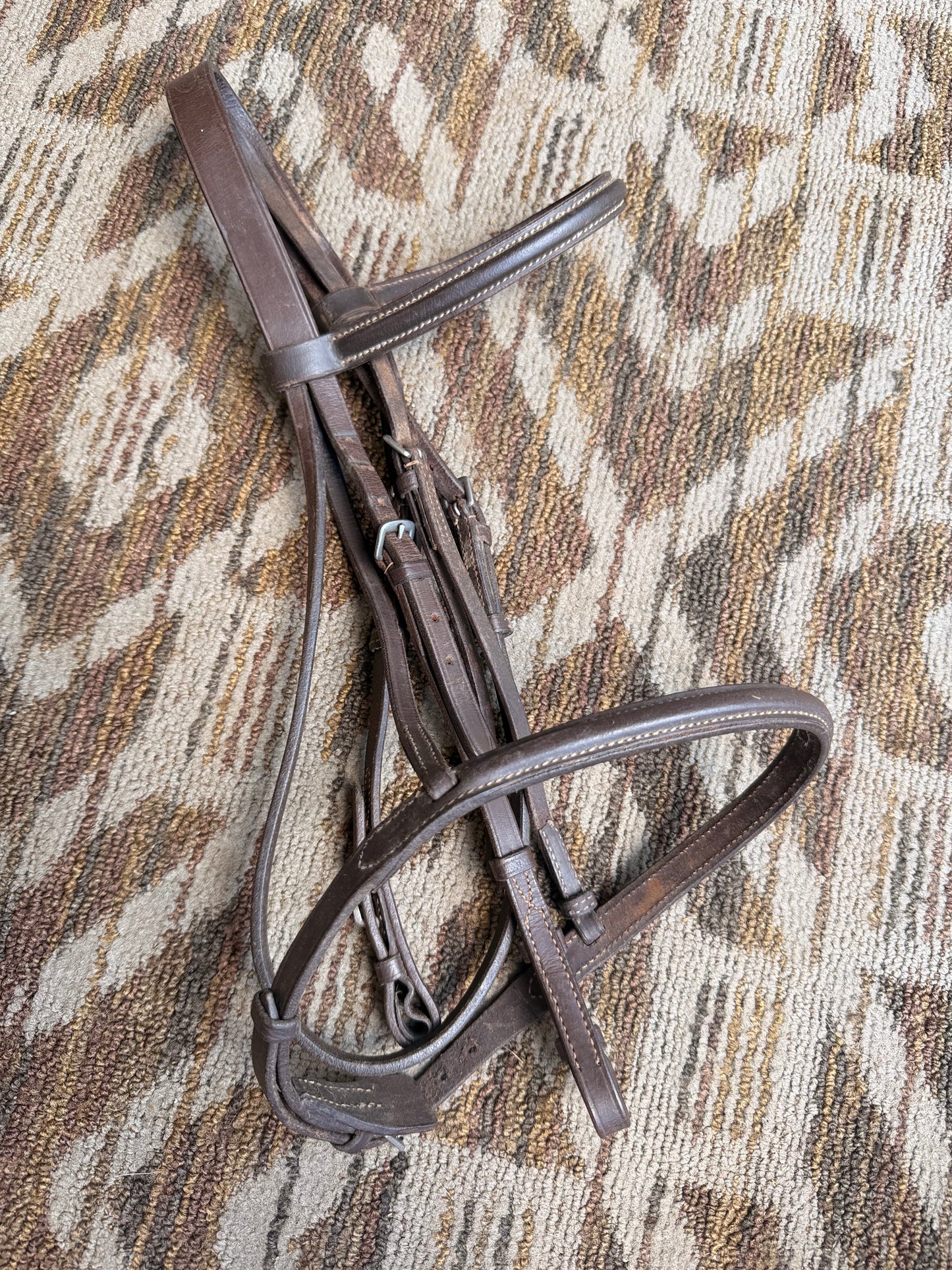 Wexford Brown Stitched Bridle