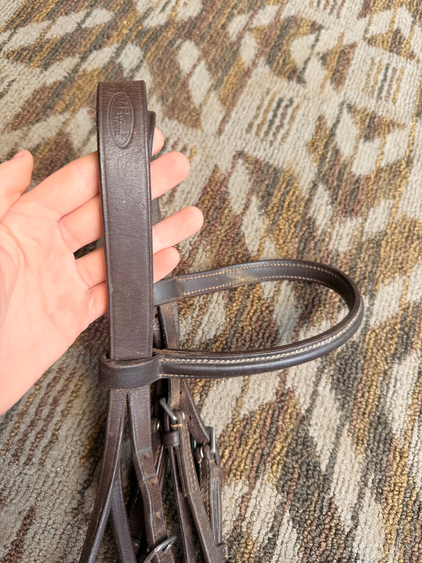 Wexford Brown Stitched Bridle