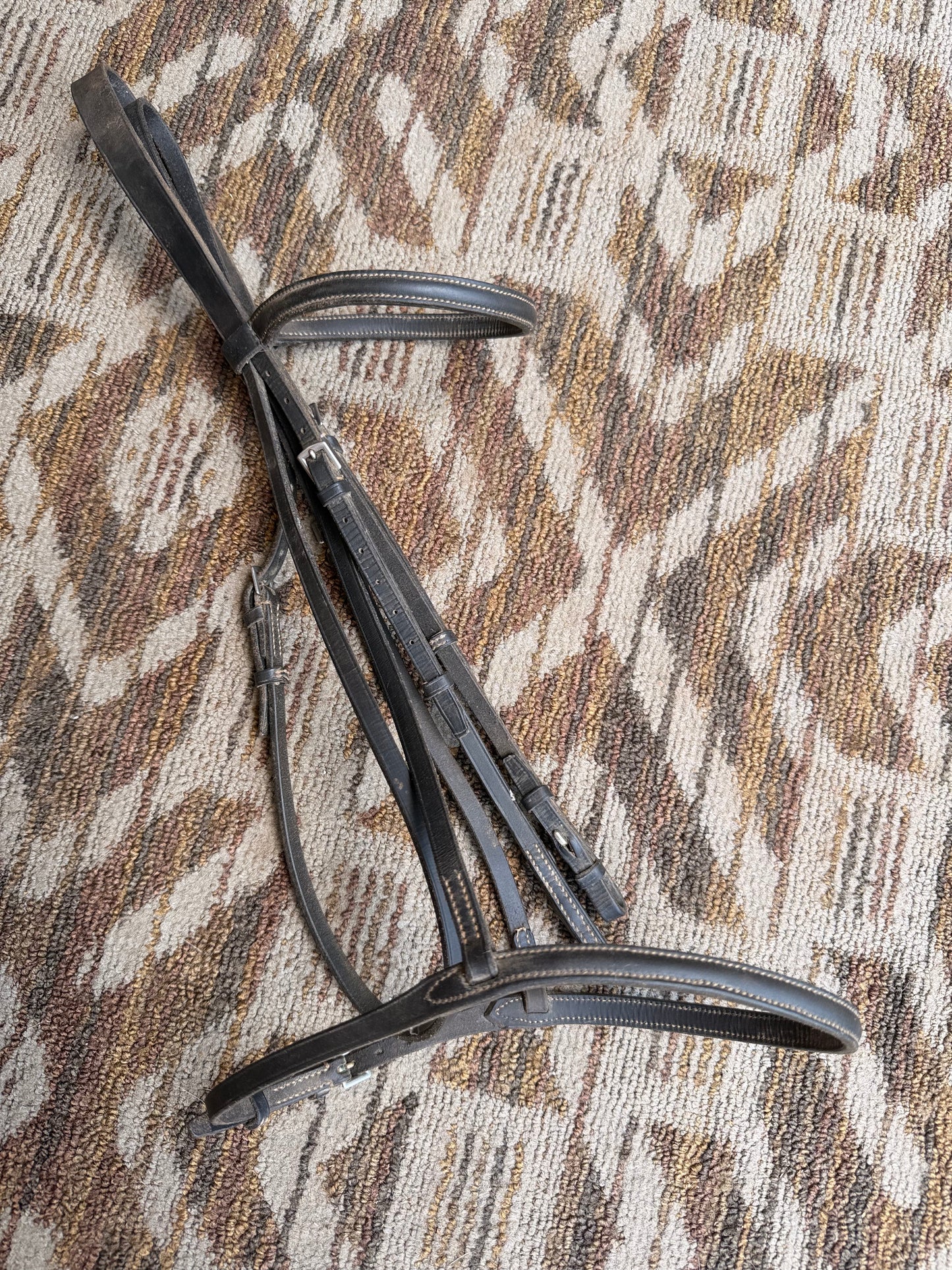 Black Stitched Bridle