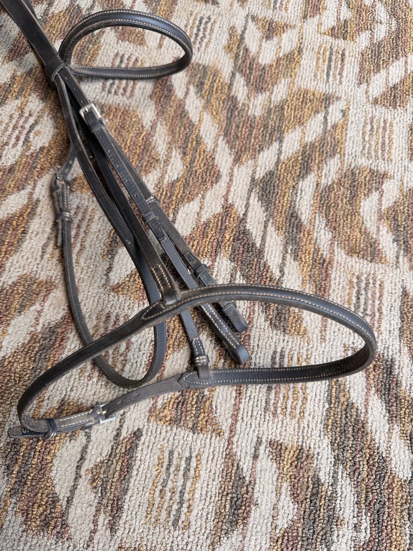 Black Stitched Bridle