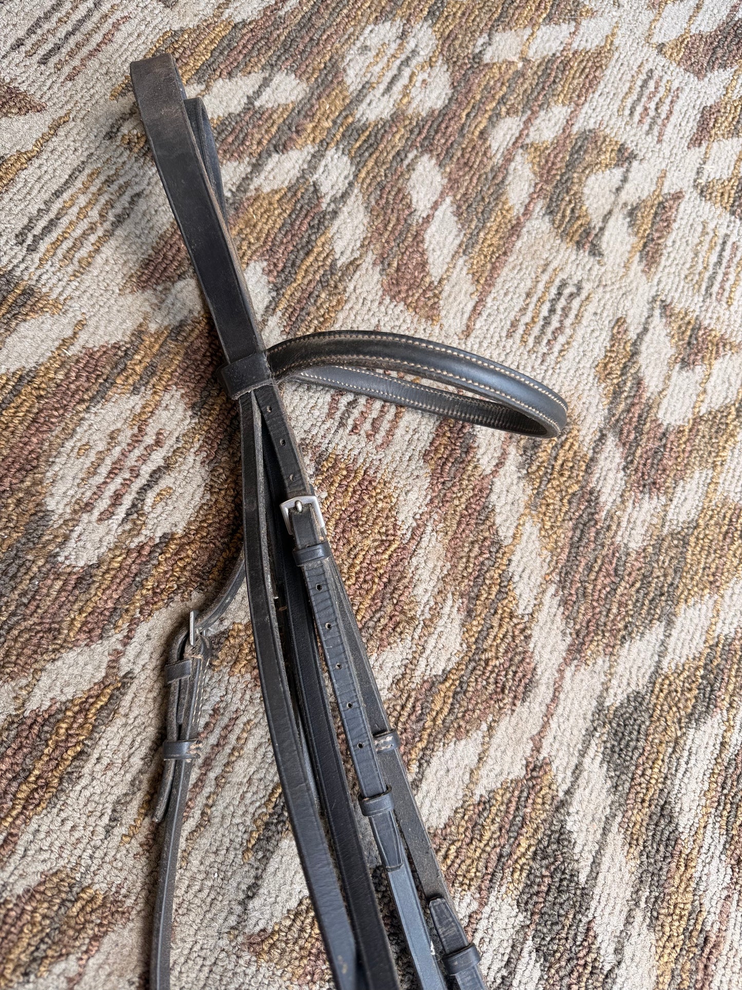 Black Stitched Bridle