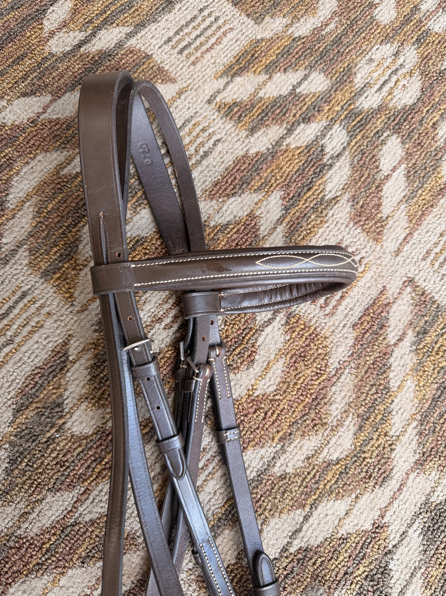 Dover Padded Fancy Stitched Bridle