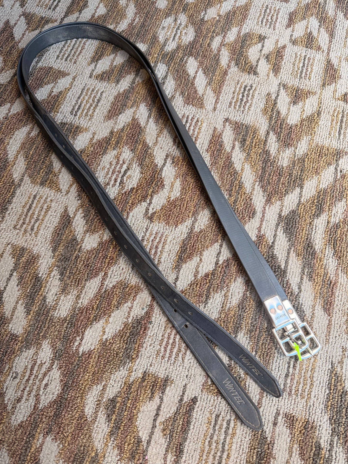 Black Wintec Stirrup Leathers - 56”