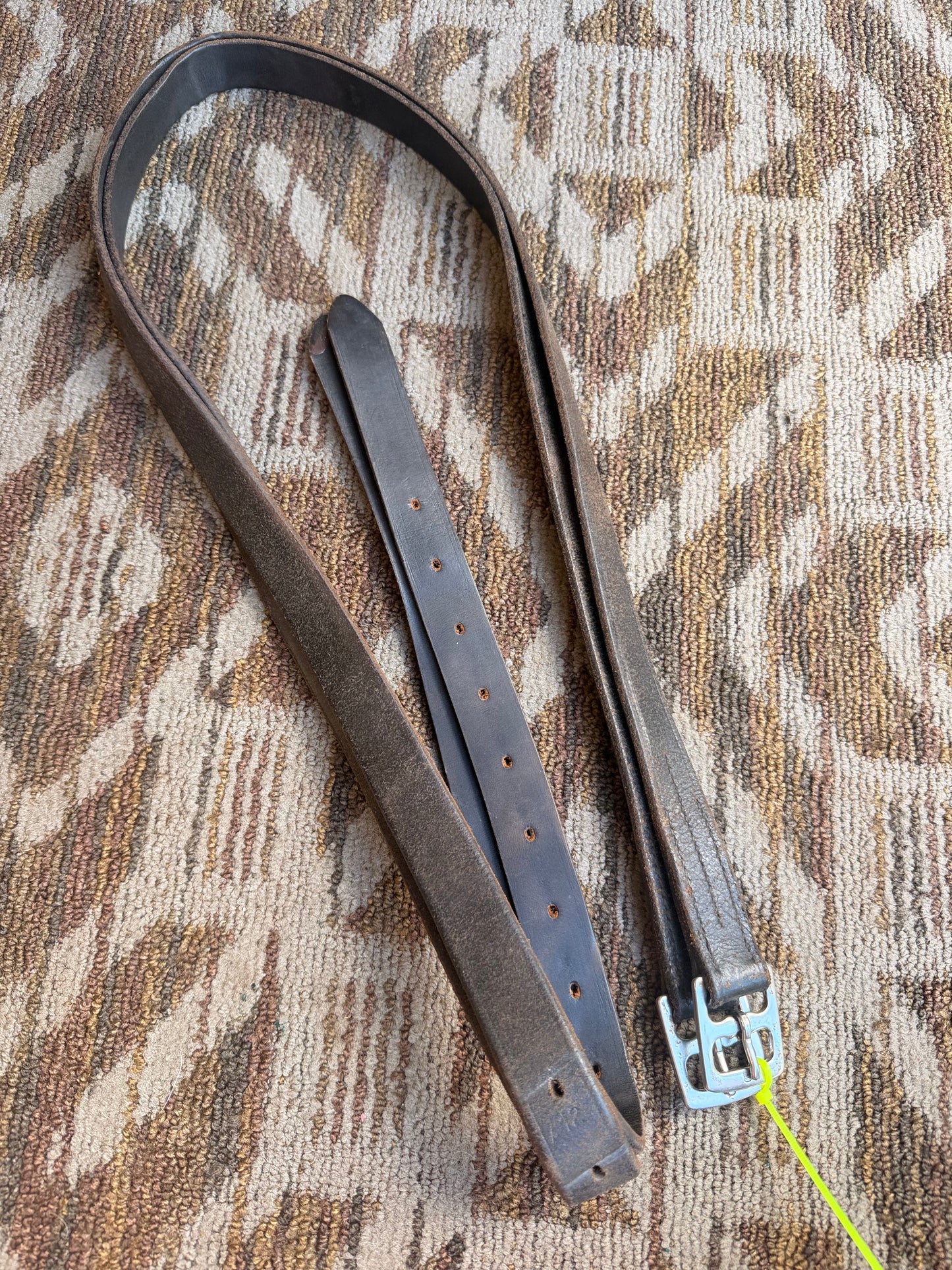 Courbette Brown Soft Stirrup Leathers - 65”